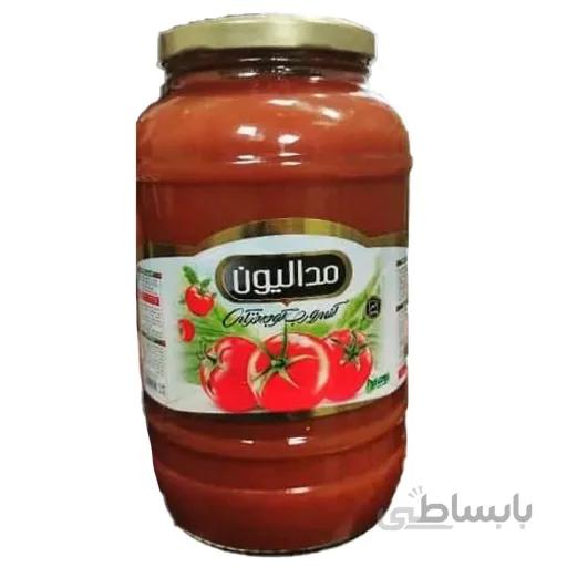 رب گوجه فرنگی 1.5 کیلویی شیشه مدالیون باکس 6 عددی