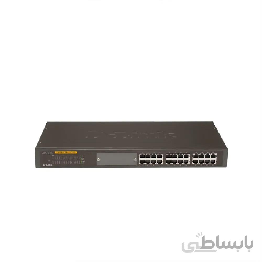 سوئیچ شبکه 24 پورت دی لینک مدل DES-1024R+/E
