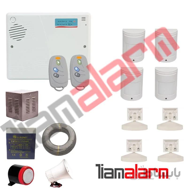 پکیج دزدگیر اماکن باسیم مدل سایلکس تلفنی SL14PR4