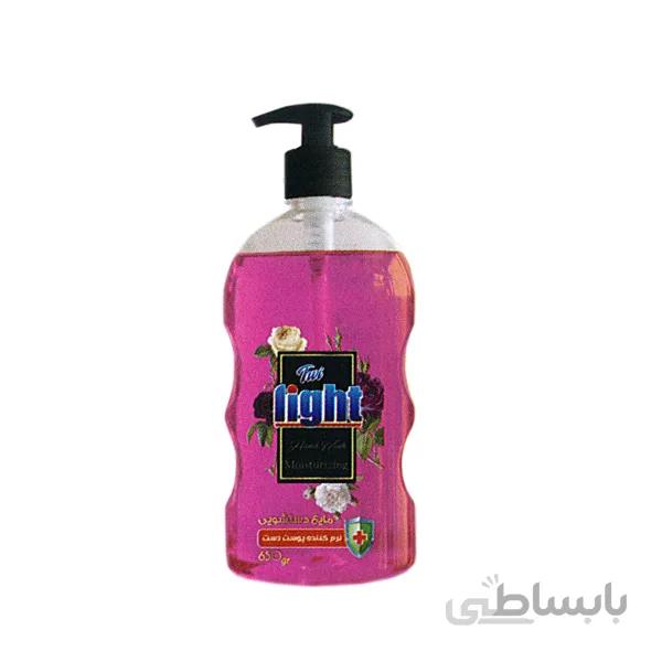 مایع دستشویی توئی لایت صورتی شفاف پمپی - 650 گرم