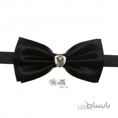 پاپیون سری مندو - مردانه (سیاه مات طرح ورساچی)