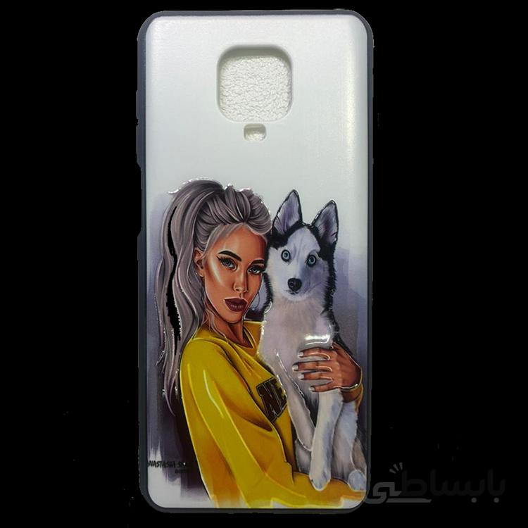 قاب طرح دار شیائومی NOTE 9S طرح دختر و سگ/XIAOMI NOTE 9S