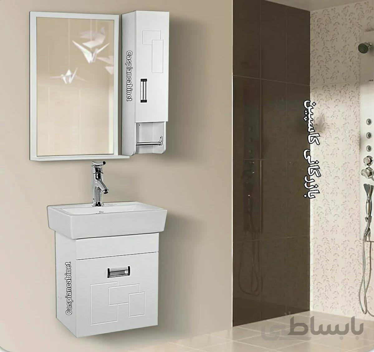 روشویی کابینت دار آتیلا خشت46 سانت ا روشویی کابینت دار آتیلا خشت46 سانت