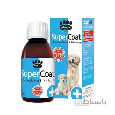 شربت مکمل پوست و مو Mervue مدل Super Coat مخصوص سگ - 150 میلی لیتر