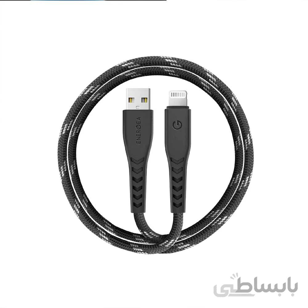 کابل USB-A به لایتنینگ انرژیا سری NYLOFLEX با استاندارد C89 طول 300cm