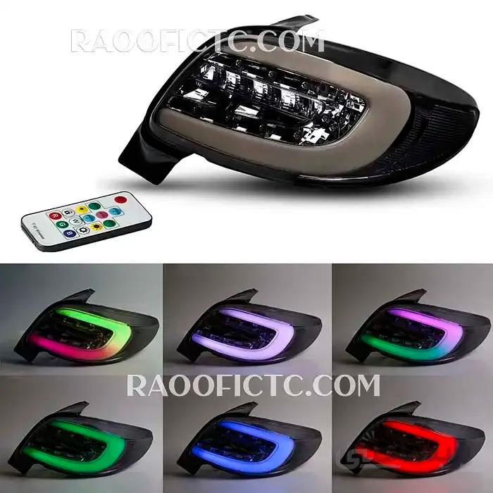 چراغ عقب پژو ۲۰۷ ریموت دار RGB
