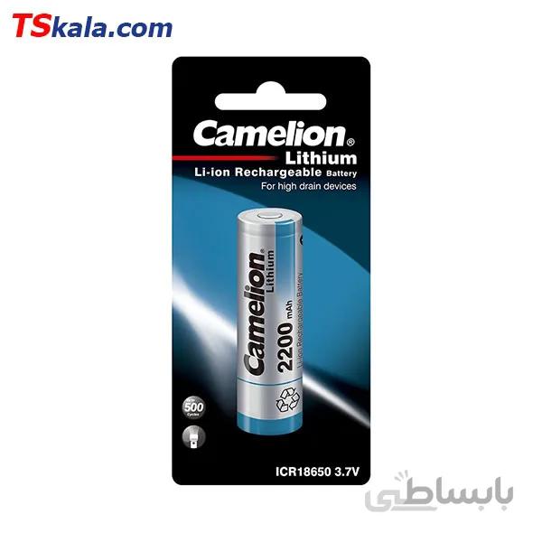 باتری قابل شارژ کملیون Camelion ICR18650 2200mAh Lithium 1x