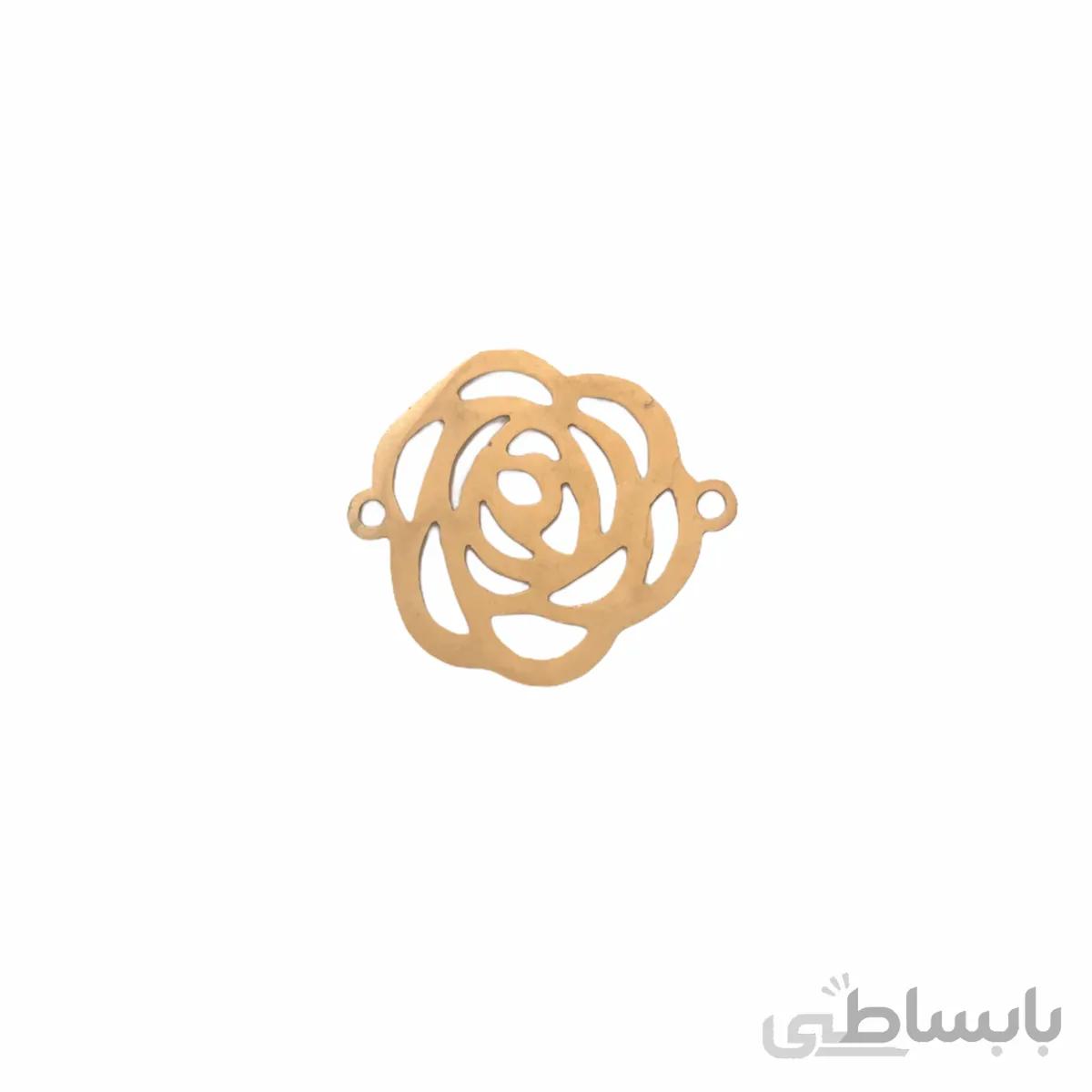 پلاک دستبند استیل طرح گل