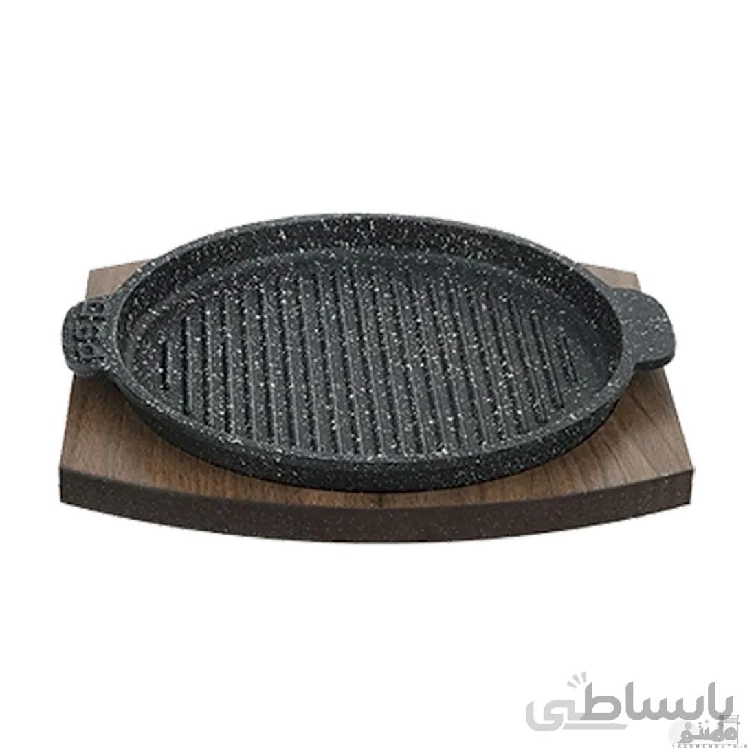تابه نالینو مدل Fahita کد 02 سایز 20 ا Nalino Fahita 02 Grill Pan Size 20