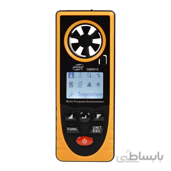 باد سنج چند منظوره بنتک مدل GM8910 ا Benetech GM8910 Multi purpose Anemometer