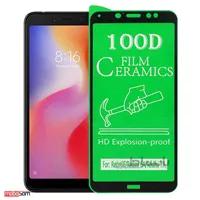 محافظ صفحه نمایش سرامیکی تمام صفحه 100D مناسب برای گوشی موبایل شیائومی Redmi 6/6A/7A
