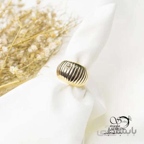 انگشتر زنانه طرح طلا کد: 5539