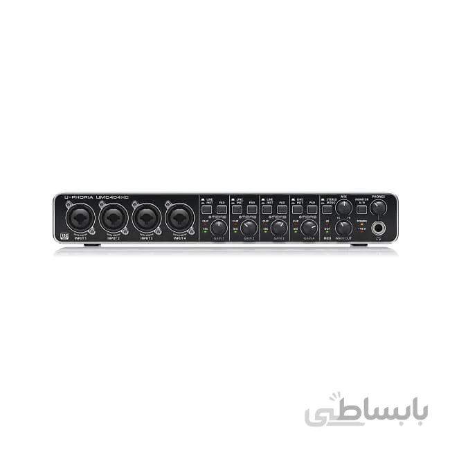 کارت صدا یو اس بی بهرینگر مدل U-Phoria UMC404HD ا Behringer U-Phoria UMC404HD