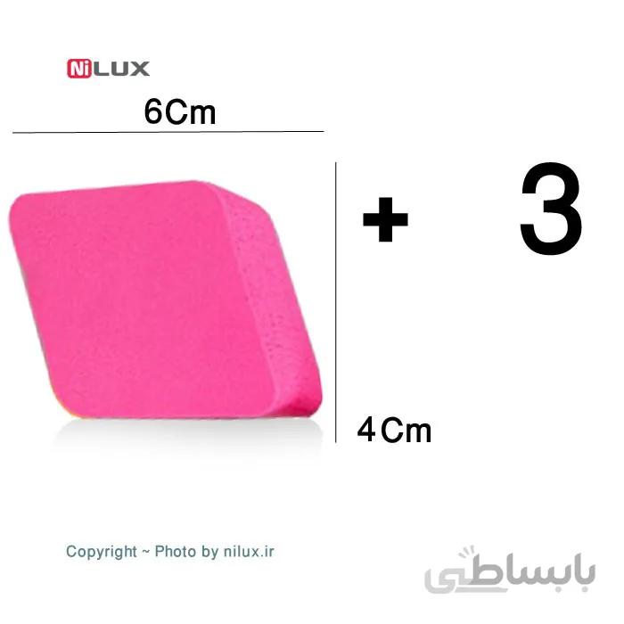 پد آرایشی اسفنجی چیکا مدل لوزی پکیج 4 عددی