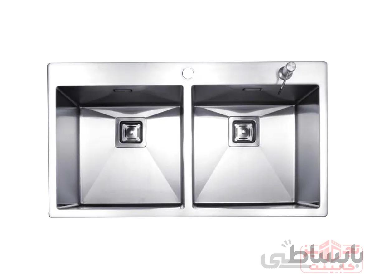 سینک ظرفشویی استیل مس مدل FD40