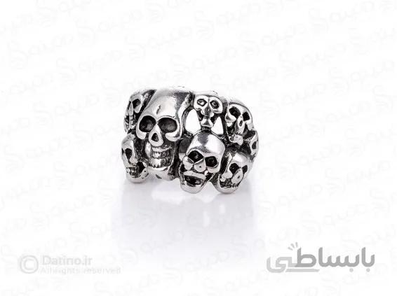 انگشتر مردانه دیوار جمجمه ها 13775