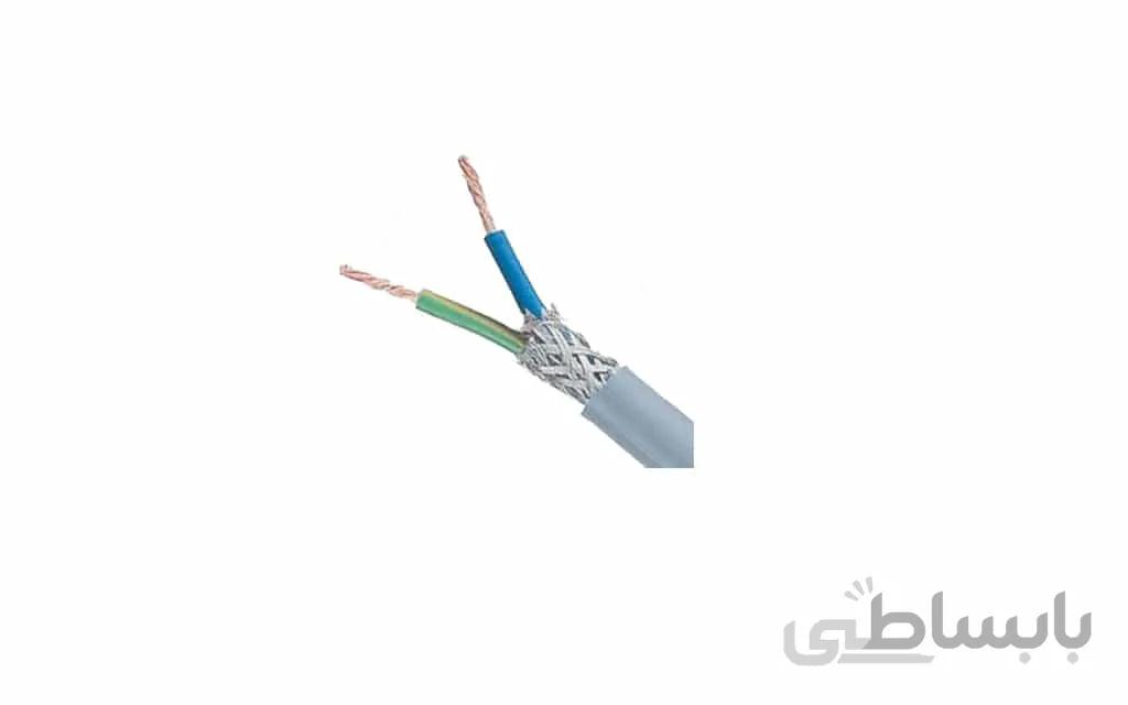 کابل برق شیلدار 2 رشته سایز 1تا 2.5 خراسان افشارنژاد ا Shielded power cable 2 strands size 1 to 2.5 Khorasan Afsharnejad