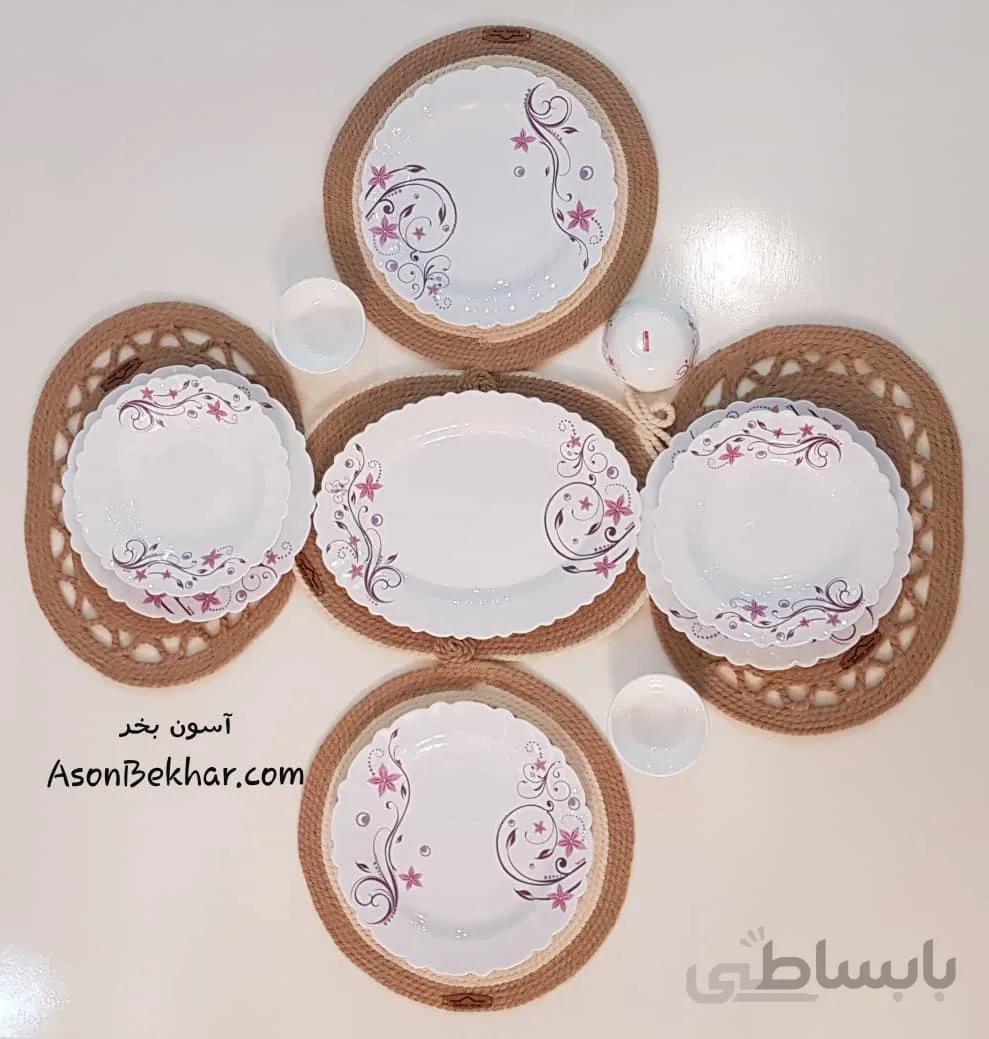 ایروپال – 25 پارچه گرد گل مارال بنفش