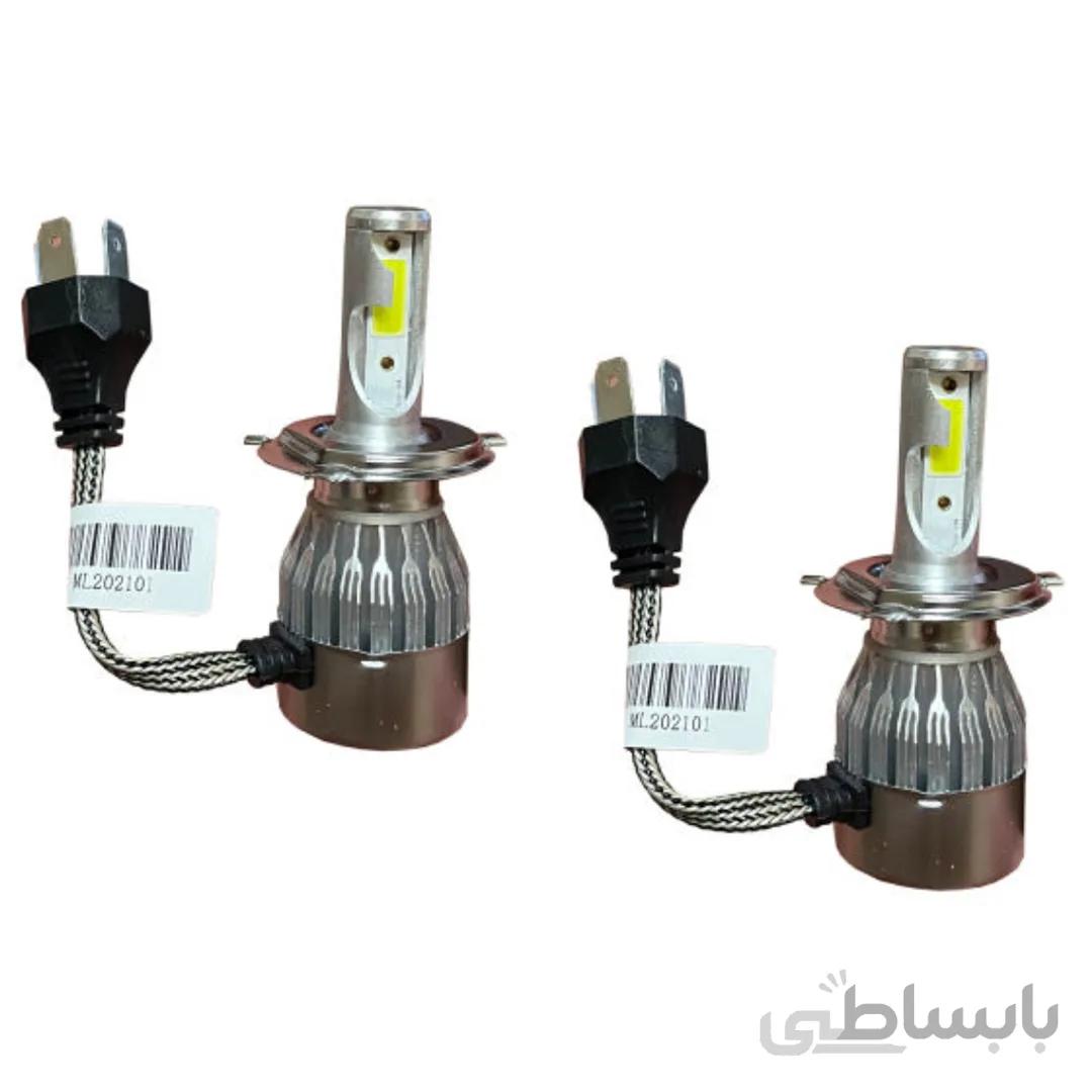 لامپ هدلایت خودرو گلف میلانو مدل H4 بسته 2 عددی