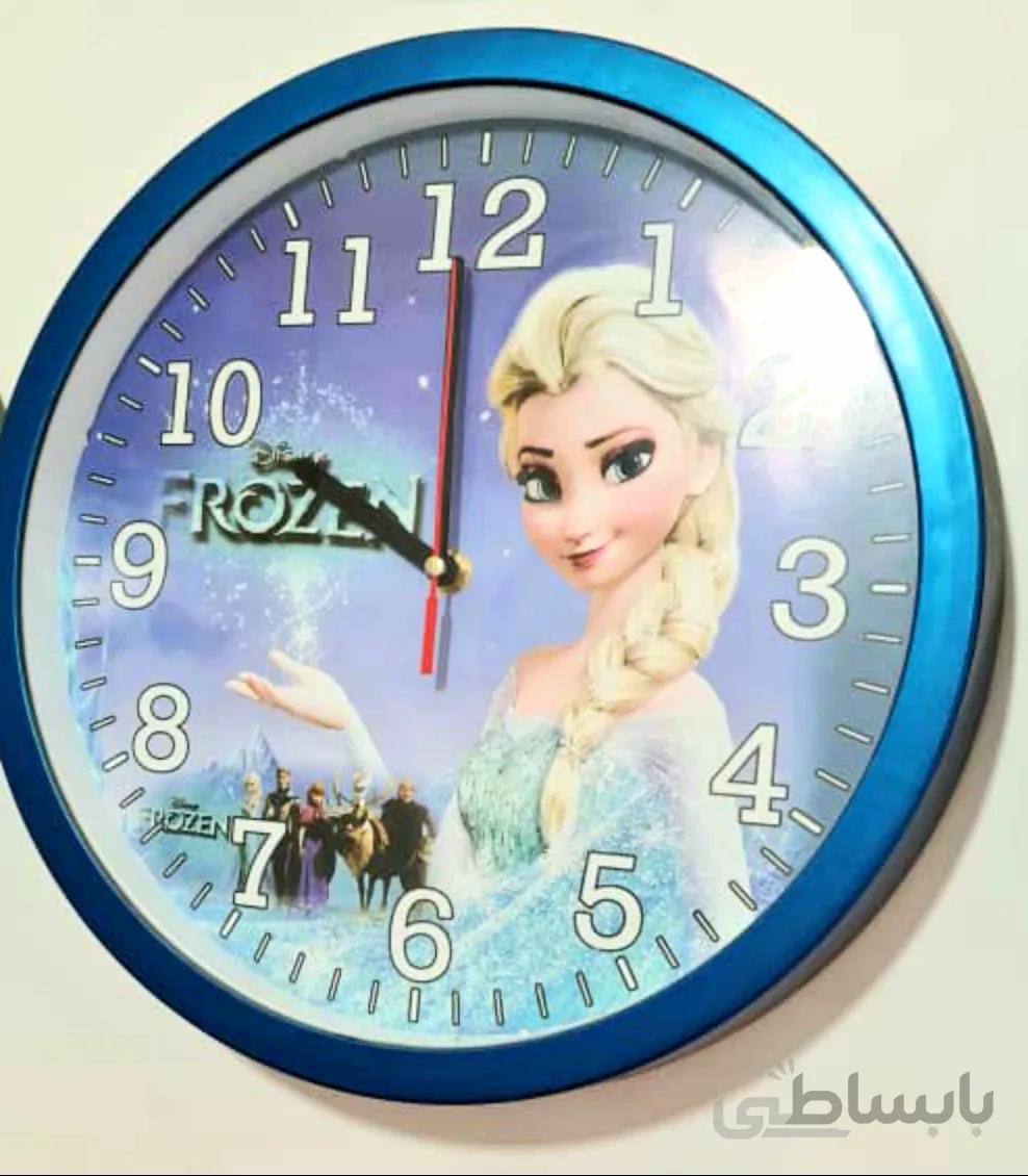 ساعت دیواری کودک طرح السا قطر 33 برند سیتی زن 2180 ا Baby watch