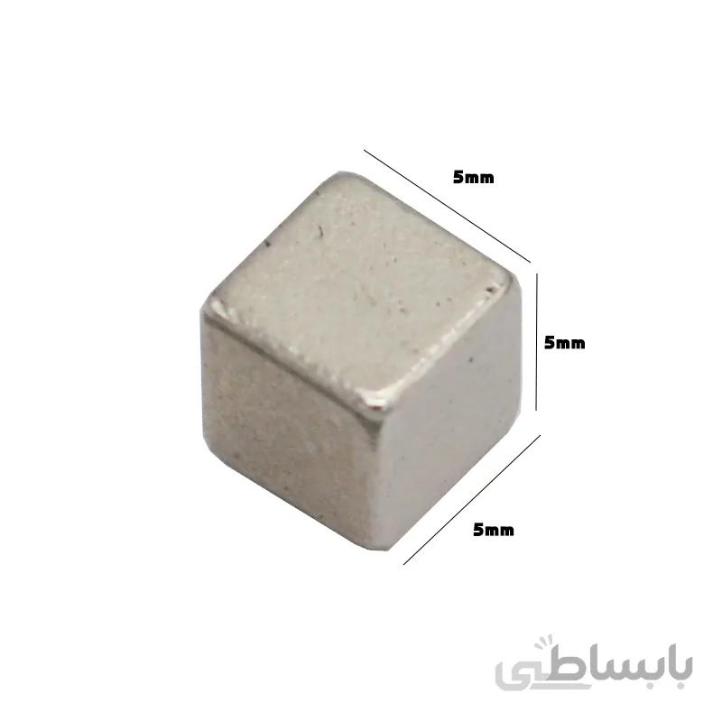 آهنربا نئودیمیوم بلوکی 5×5×5