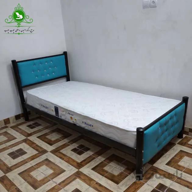 تخت خواب یک نفره مدل لمسه