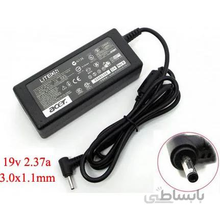 شارژر ایسر 19V 2.37A دلتا 3.0X1.1 ا ADAPTER ACER 19V 2.37A 3.0X1.1