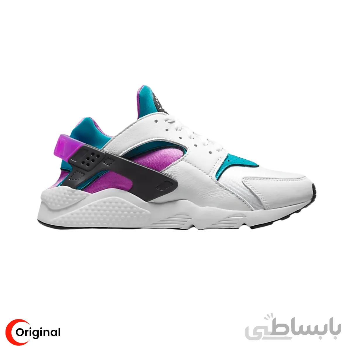 کتونی مردانه نایک ایر هوراچی Nike Air Huarache White And Purple
