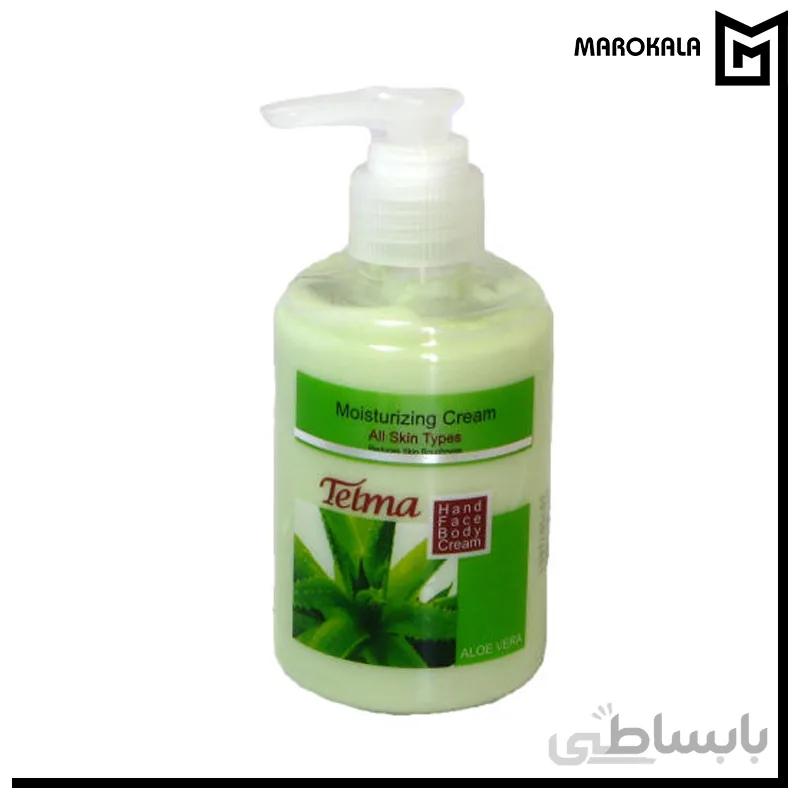 کرم آبرسان و مرطوب کننده تلما مدل آلوورا حجم 200 میلی لیتر