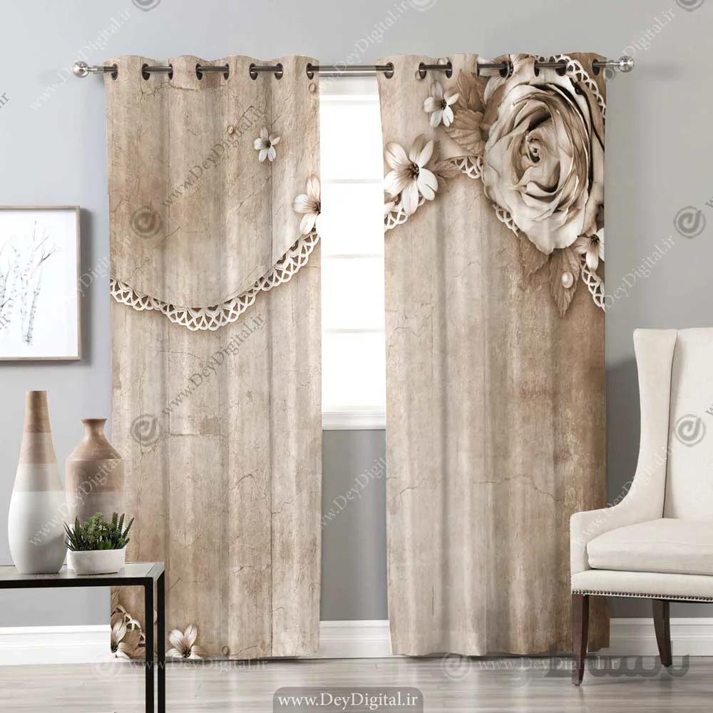 پرده چاپی پذیرایی ba-2202