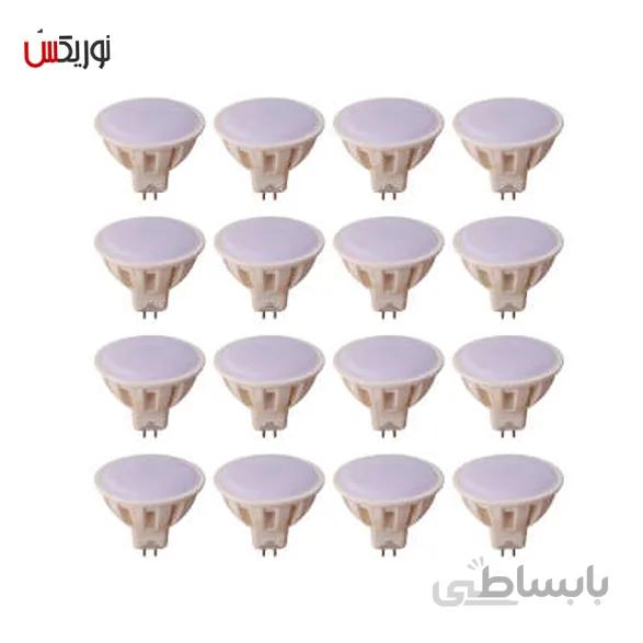 لامپ هالوژنی 5 وات پایه سوزنی بسته 16 عددی