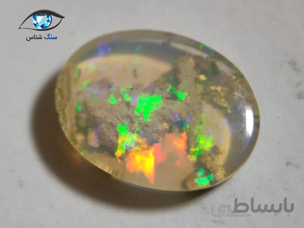 اوپال اتیوپی زیبا و طبیعی 4.62 قیراط