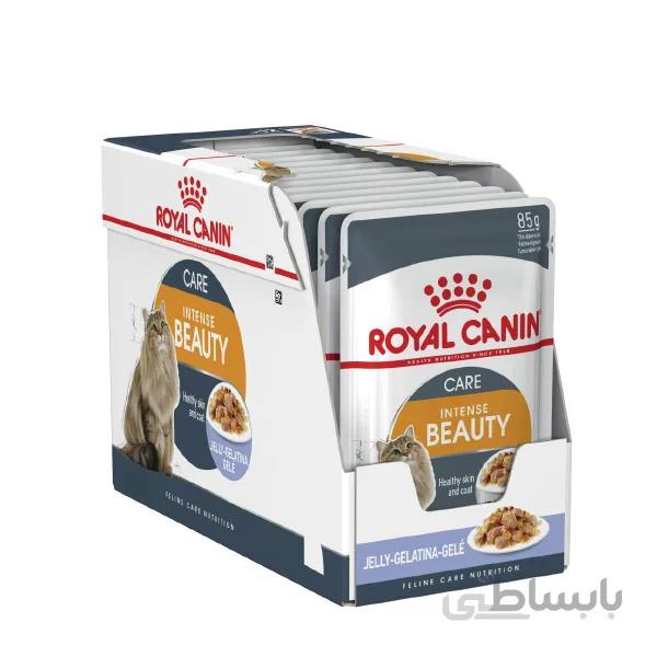 پوچ گربه رویال کنین مدل Beauty در سس وزن 85 گرم ا Royal Canin Beauty In Gravy 85g