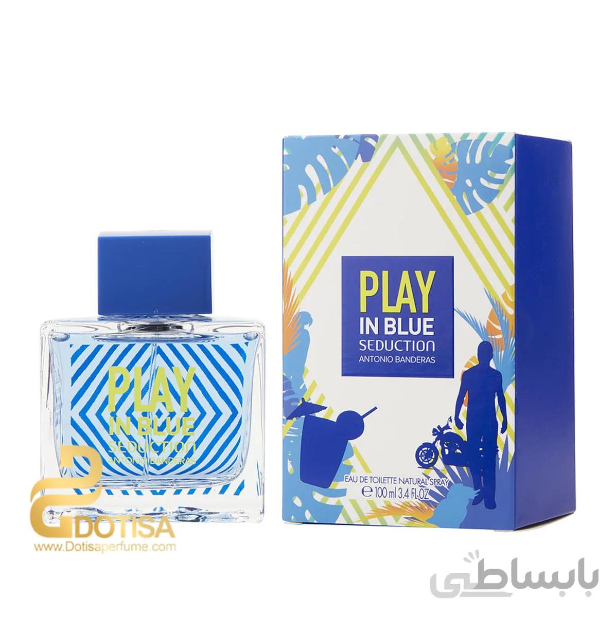 عطر ادکلن آنتونیو باندراس پلی این بلو سداکشن مردانه | Antonio Banderas Play In Blue Seduction For Men