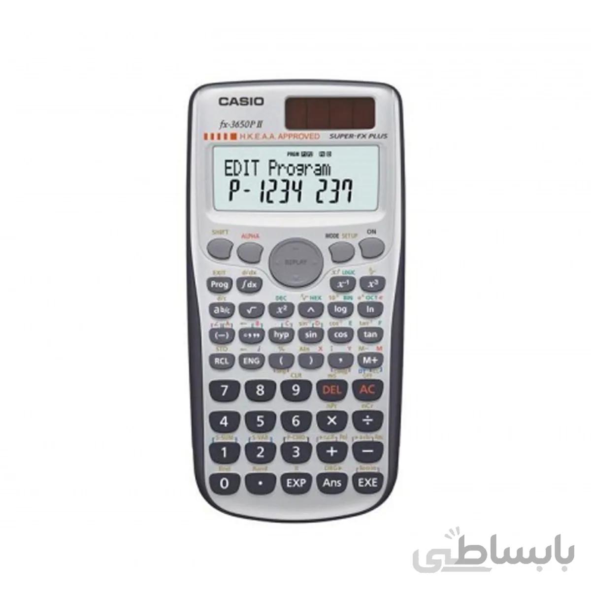 ماشین حساب کاسیو مدل fx-3650P II