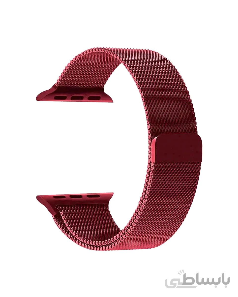 بند میلانس اپل واچ سایز milanese 45/44/42 re