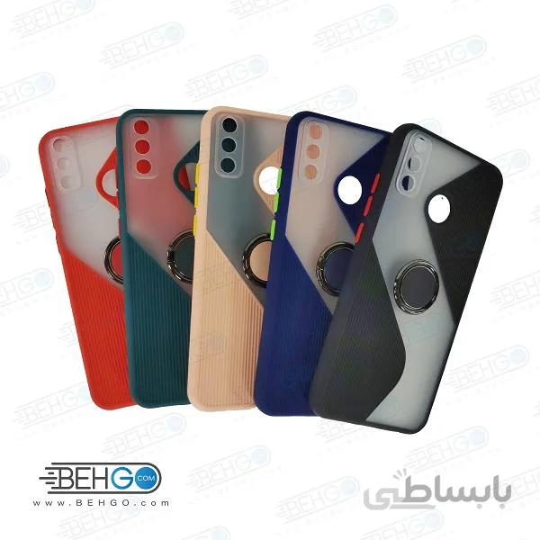 قاب گوشی هواوی وای 8 اس و وای 9 2019 کاور Y8S قاب پاپ سوکت دار با محافظ لنز دوربین گوشی Y8S مدل حلقه انگشتی نگهدارنده موبایل مناسب New 2021 Case with popsocket for Huawei Y8S / Y9 2019