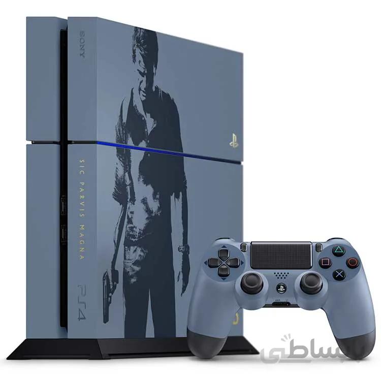 کنسول بازی سونی PS4 Fat Uncharted 4 | حافظه 500 گیگابایت ا PlayStation 4 Fat 500 GB Bundle Uncharted 4 Limited Edition