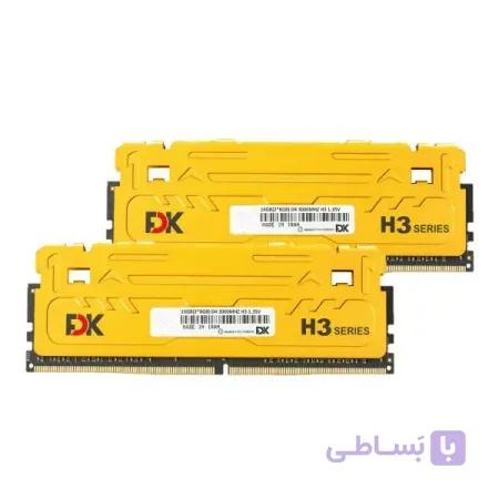 رم کامپیوتر FDK CL15 H3 Series 16GB(8G×2)/DDR4/3000