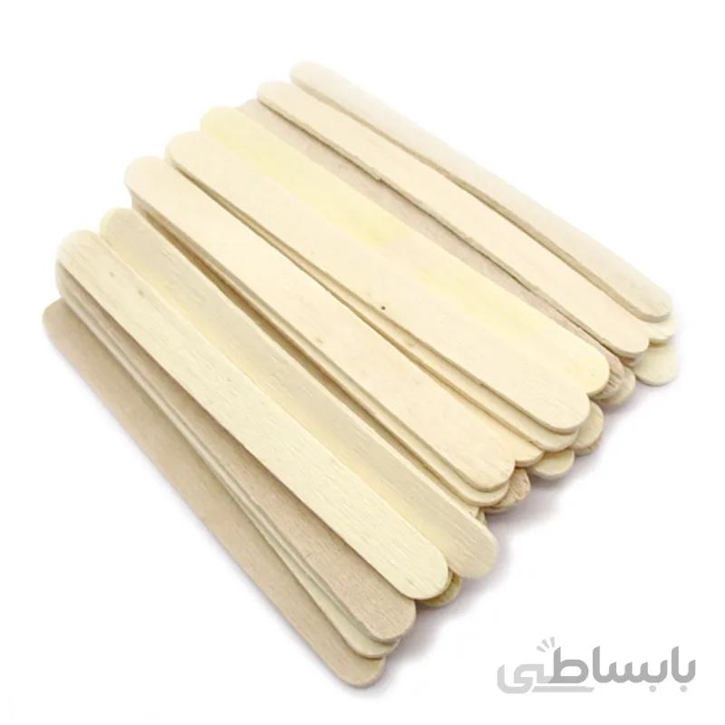 چوب بستنی خانه سازی طول 11 سانتی‌متر عرض 10 میلی‌متر بسته 58 عددی