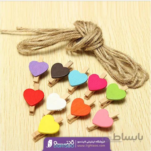 گیره فانتزی طرح قلب
