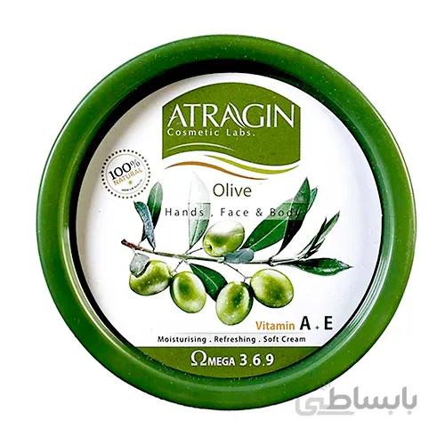کرم مرطوب کننده کاسه ای حاوی روغن زیتون عطرآگین