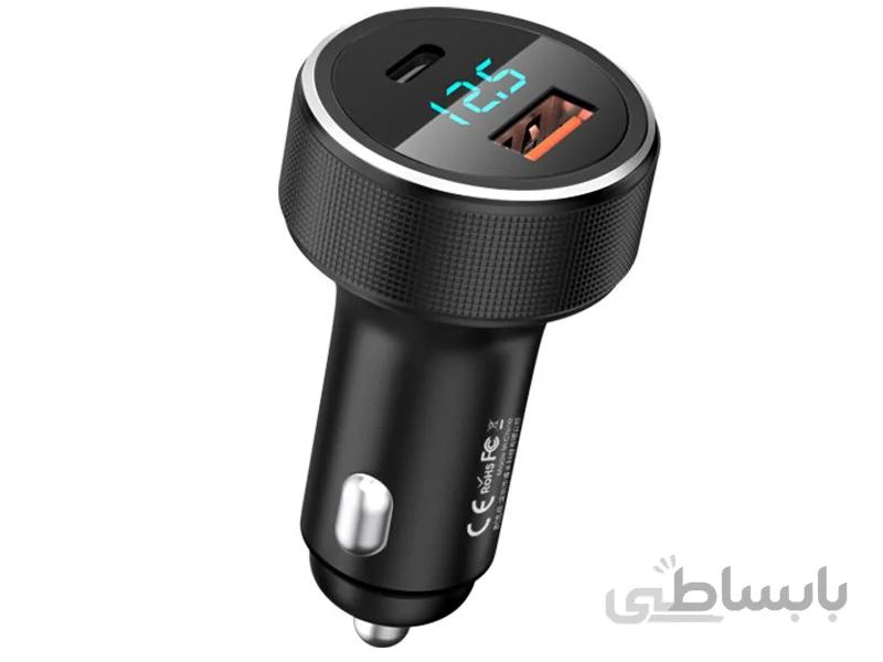 شارژر فندکی فست شارژ ریمکس مدل RCC215