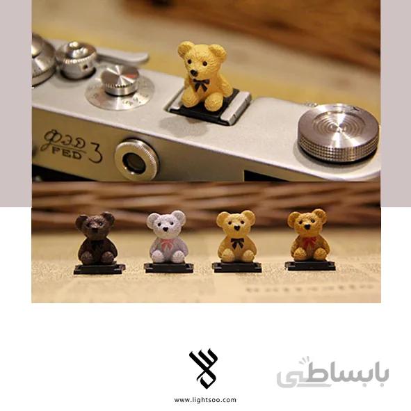 درپوش کفشک (اتصال فلاش‌ روی دوربین)طرح خرس