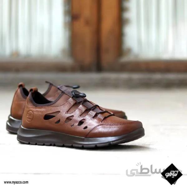 کفش اسپرت مردانه مدل C2 رنگ عسلی