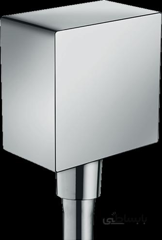 زانوی خروجی شلنگ توکار هانس گروهه کد KH1036 - مربع ا Hansgrohe FixFit Miter outlet with Square check valve