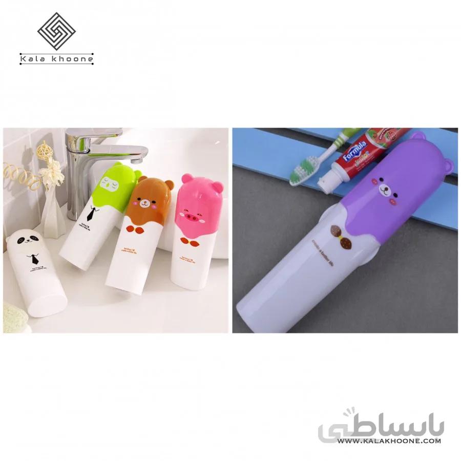 جامسواک و خمیردندان طرح حیوانات