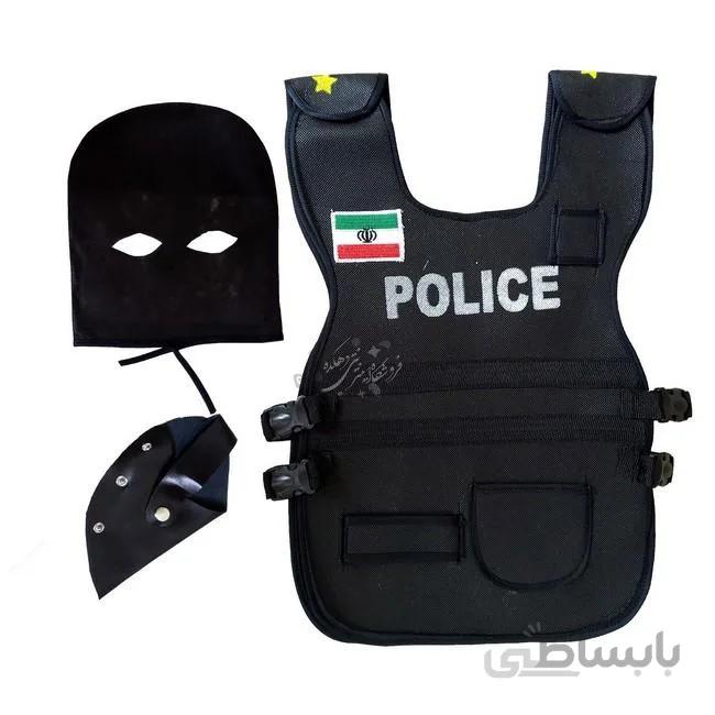 جلیقه پلیس با نقاب
