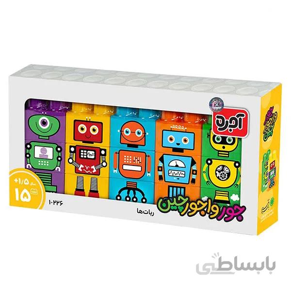 آجره جورواجورچین-طرح ربات