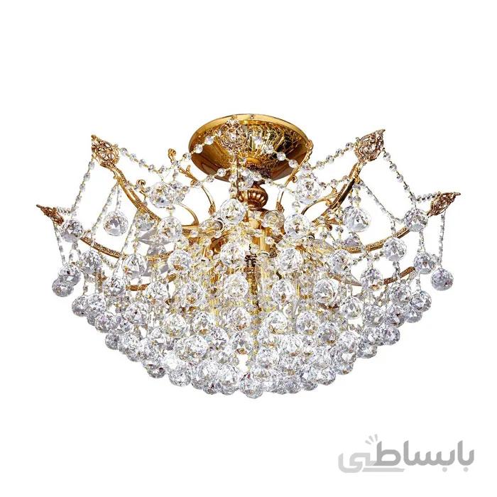 لوستر سقفی چشمه نور 15 شعله کد 2646/10 ا Cheshmeh Noor 2646/10 Fifteen Flames Ceiling Chandelier